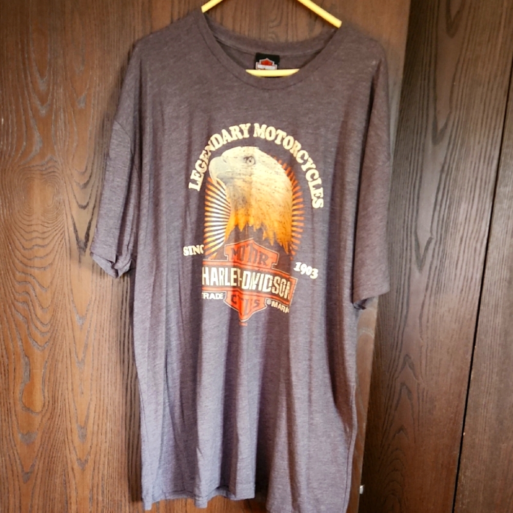 Harley-Davidson Legendary Motorcycles Brown T-Shirt